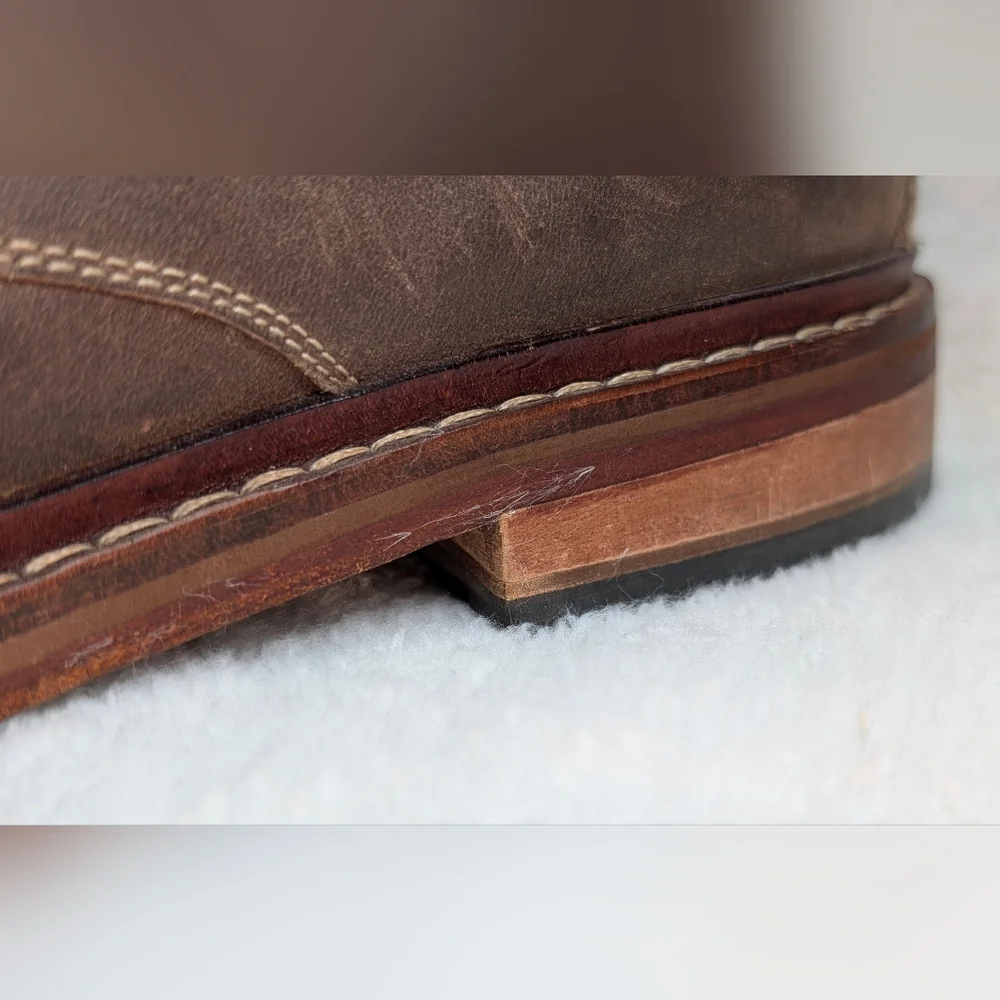 Cole Haan Men's 12 Williams Welt Brown Leather Chukka Ankle Boots
